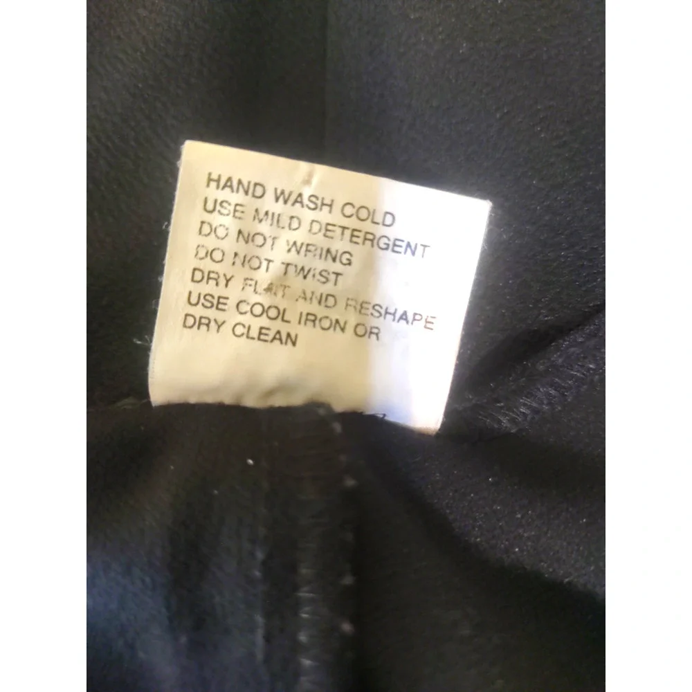 Black Jumper Dress Knee Length Sleeveless Size 24 W Church Business - Picture 5 of 7